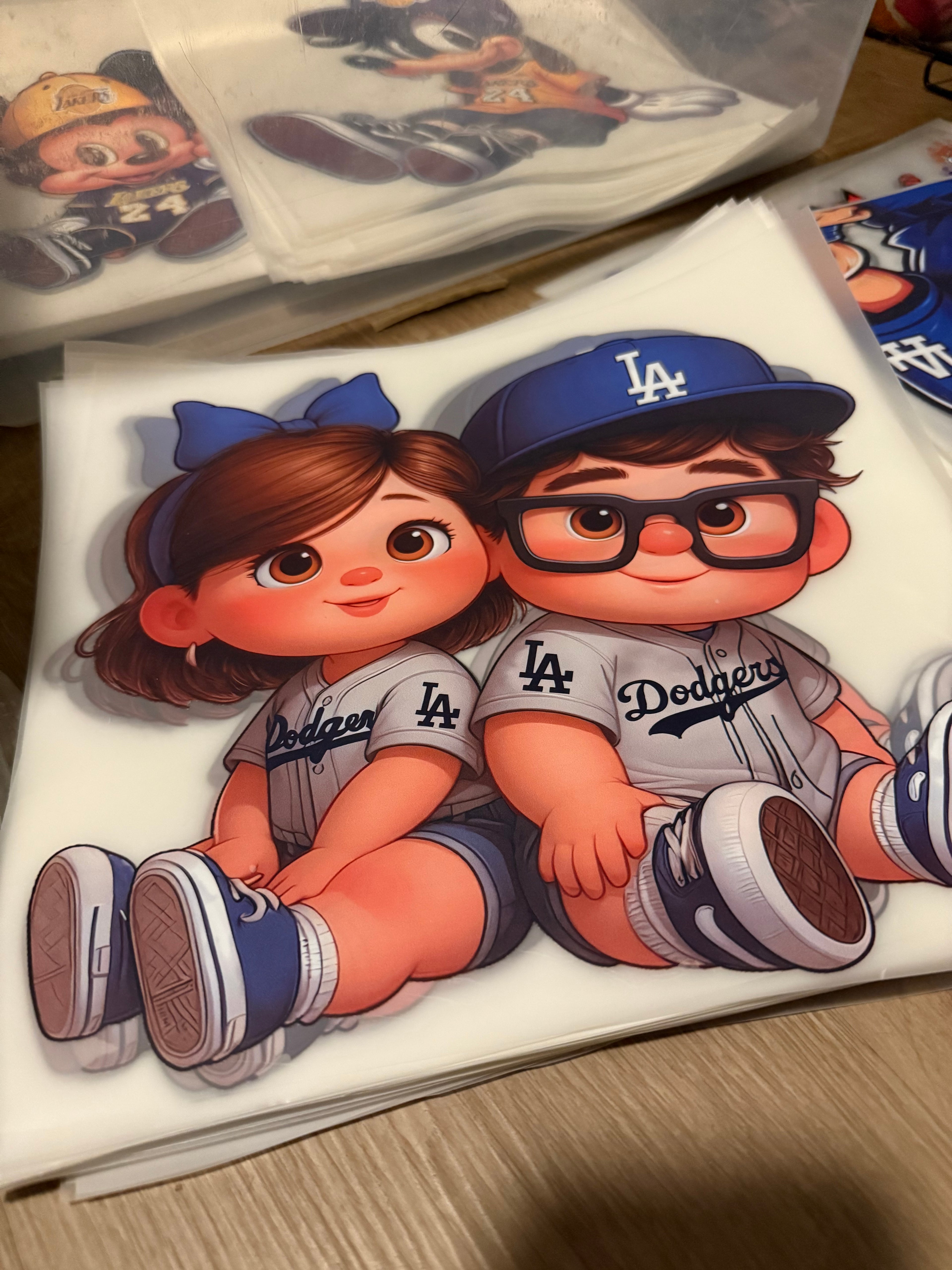 Baseball up Couple DTF