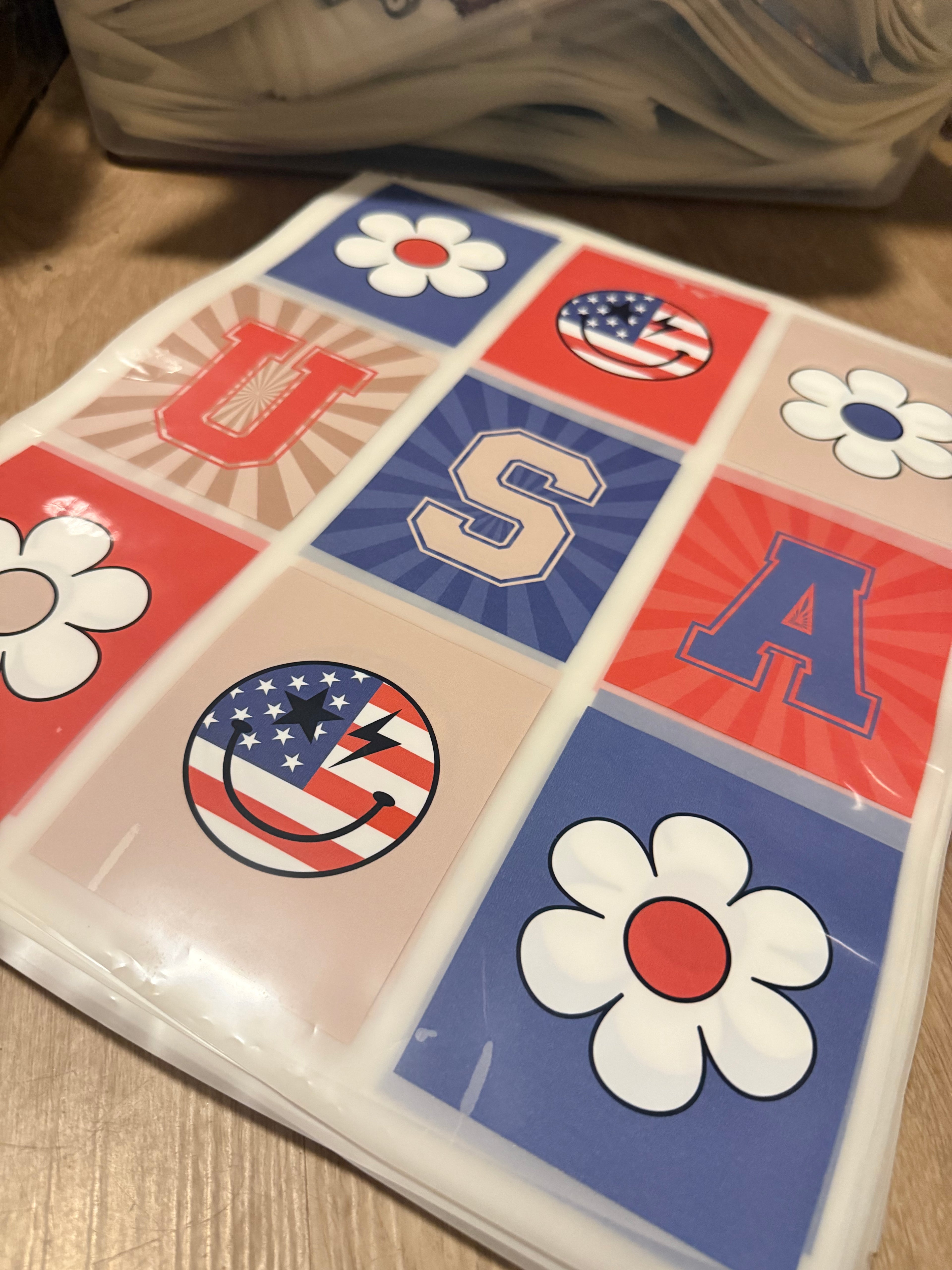 USA Flower DTF